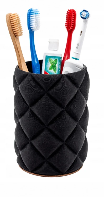 Stylowy organizer na szczoteczki, pędzle i akcesoria w stylu GLAMOUR