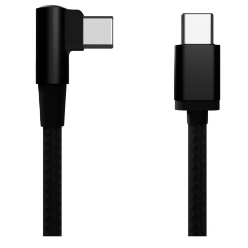 Przewód USB-C/USB-C kątowy 20cm