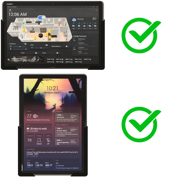 Uchwyt ścienny na tablet